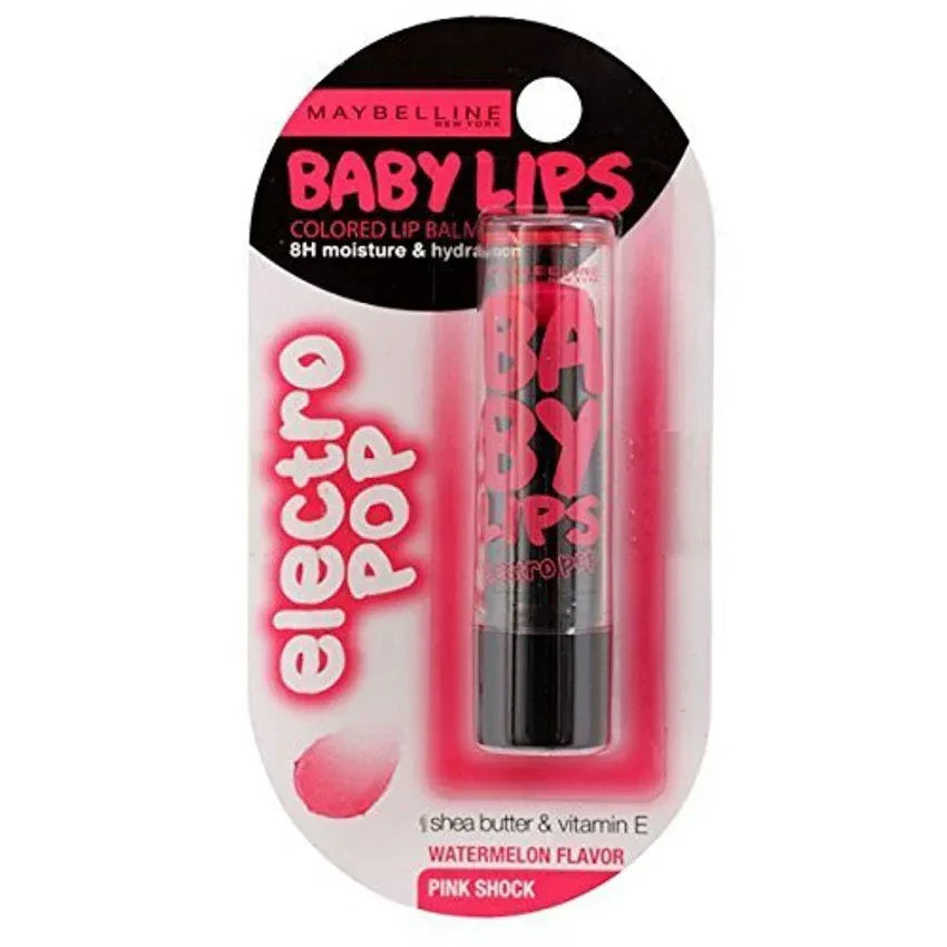 MAYBELLINE Baby Lips Electro Lip Balm Pink Shock - The Beauty League Pakistan
