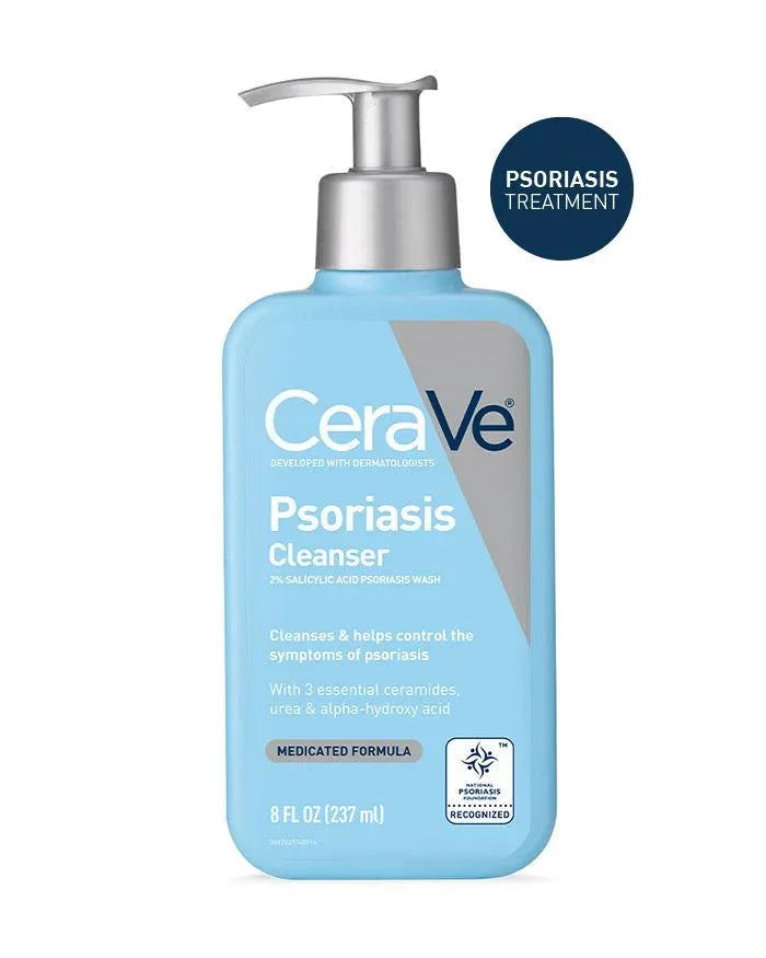 CeraVe- Psoriasis Cleanser 2% SALICYLIC ACID PSORIASIS WASH 237ml - The Beauty League Pakistan