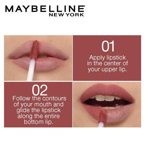 Maybelline New York- Sensational Liquid Matte Lipstick - 06 Best Babe - The Beauty League Pakistan