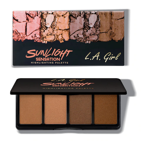 L.A Girl- Fanatic Highlighting Palette- Sunlight Sensation