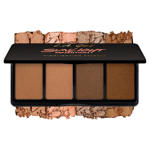 L.A Girl- Fanatic Highlighting Palette- Sunlight Sensation
