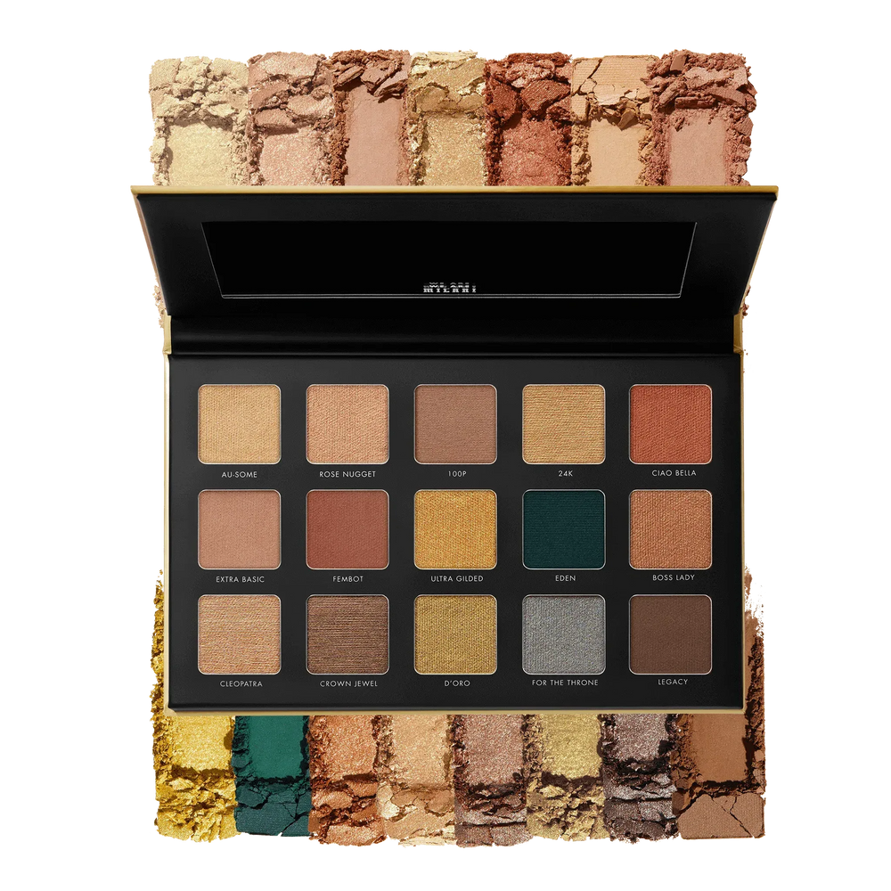Milani- GILDED EYESHADOW PALETTES 110 GOLD - The Beauty League Pakistan