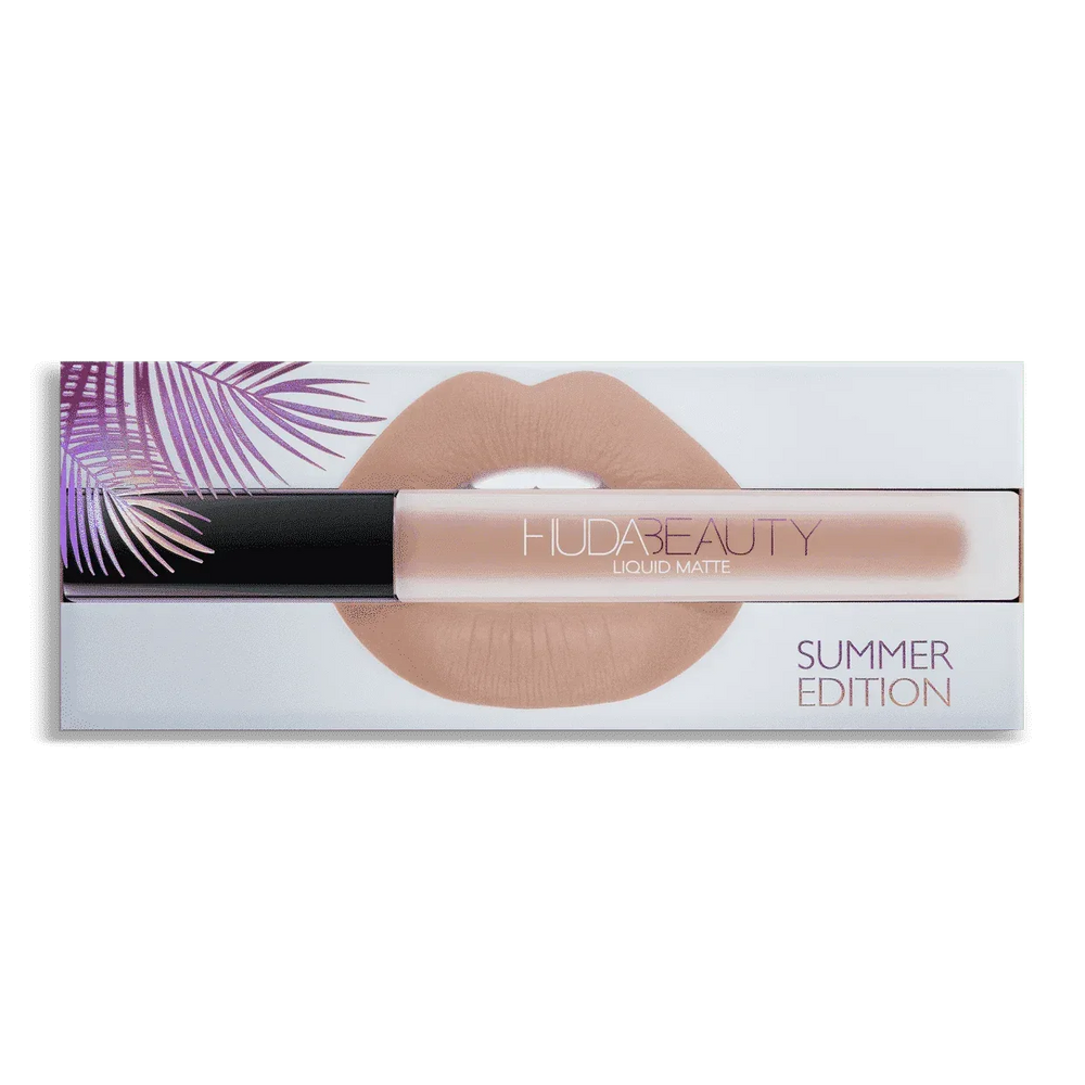 Huda Beauty- Long-Lasting Matte Liquid Lipstick-Bikini Babe - The Beauty League Pakistan