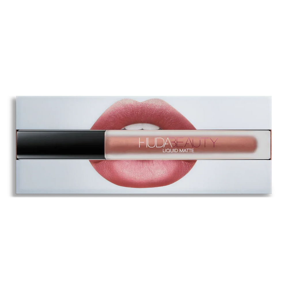 Huda Beauty- Long-Lasting Matte Liquid Lipstick-Socialite - The Beauty League Pakistan