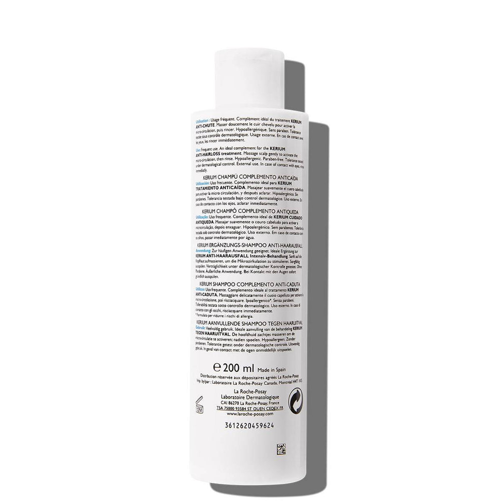 La Roche Posay- Kerium Anti-Hairloss Shampoo- Complement 200ml - The Beauty League Pakistan