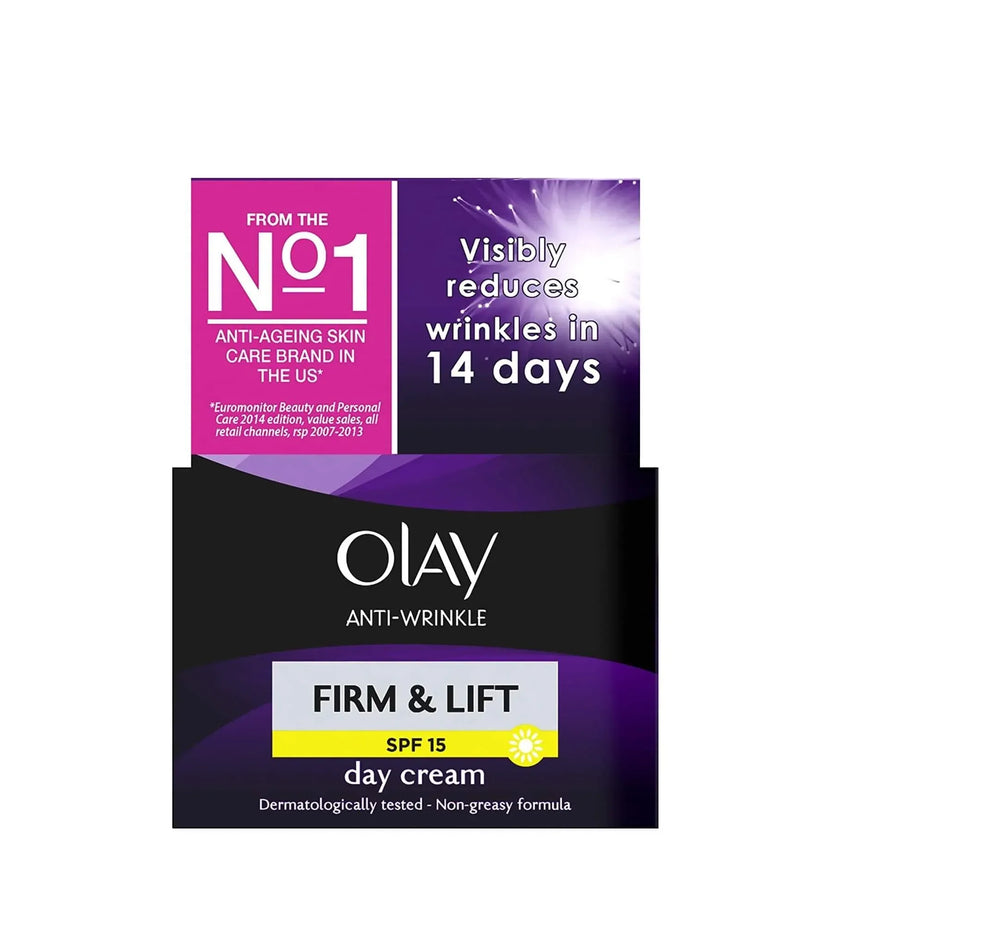 Olay- Anti-Wrinkle Firm & Lift SPF 15 Day Cream - The Beauty League Pakistan