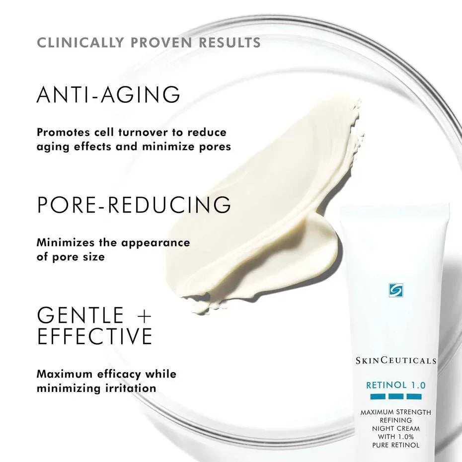 SkinCeuticals Retinol 1.0 Refining Night Cream (Tester) - The Beauty League Pakistan