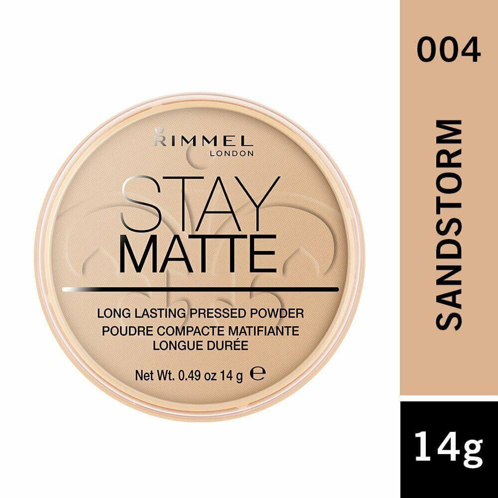 Rimmel London-Stay Matte Pressed Powder - 004 Sandstorm - The Beauty League Pakistan