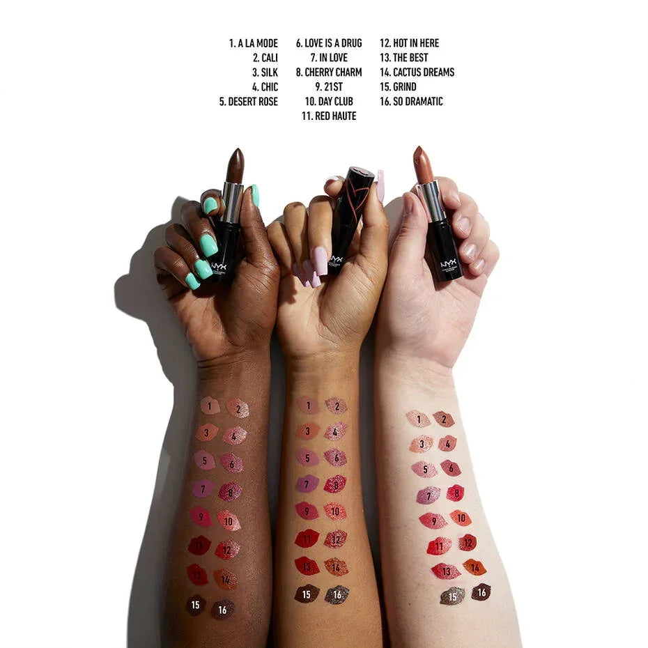 Nyx- Shout Loud Satin Lipstick- A La Mode - The Beauty League Pakistan