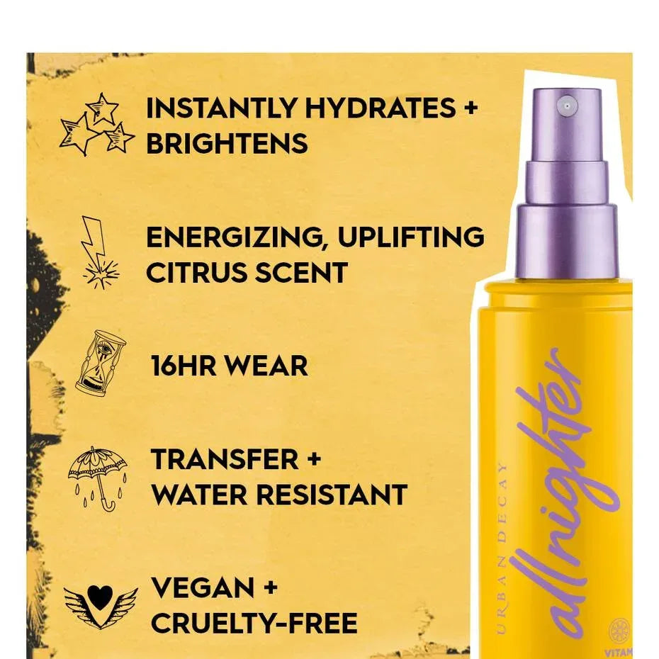 Urban Decay- All Nighter Vitamin C Setting Spray - The Beauty League Pakistan