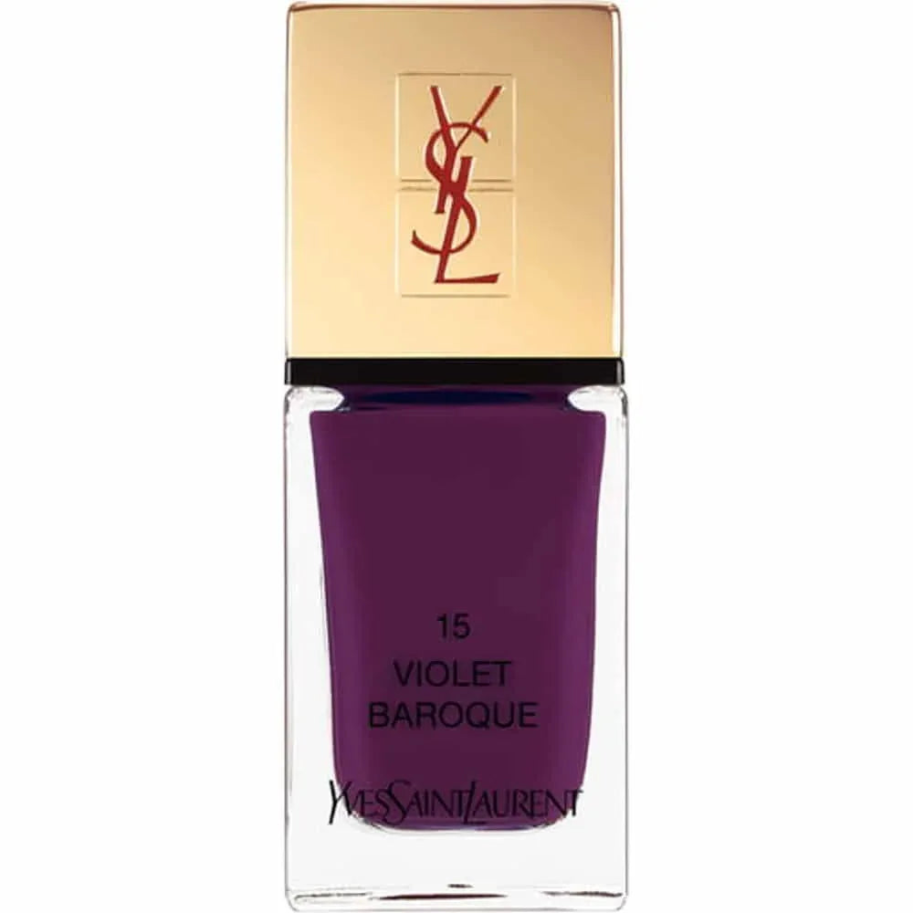 Yves Saint Laurent La Laque Couture Nail Lacquer – 15 Violet Baroque - The Beauty League Pakistan