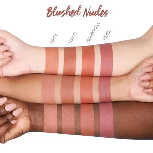 Huda Beauty Matte Minis (Blushed Nudes) - The Beauty League Pakistan