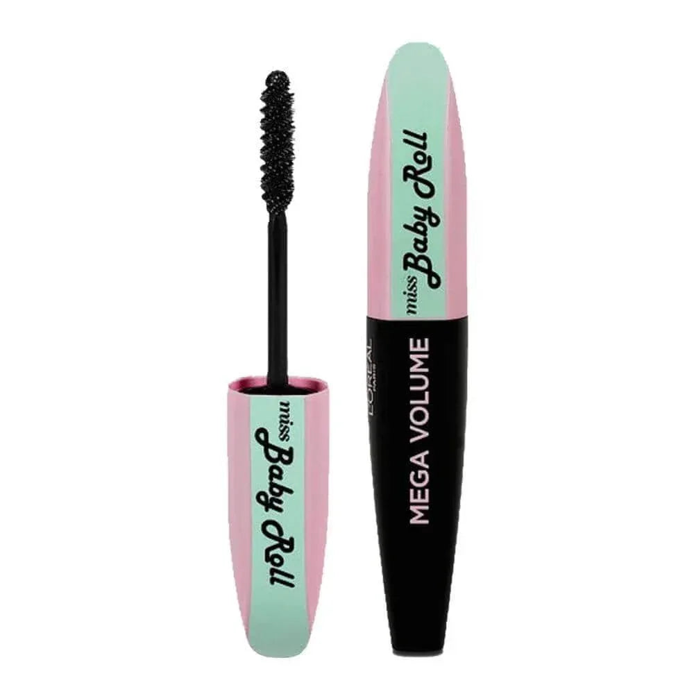 L'OREAL PARIS- Mega Volume Miss Baby Roll Mascara - Black - The Beauty League Pakistan