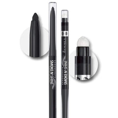 RIMMEL LONDON- Exaggerate Smoke N' Shine Eyeliner - 001 BLACK