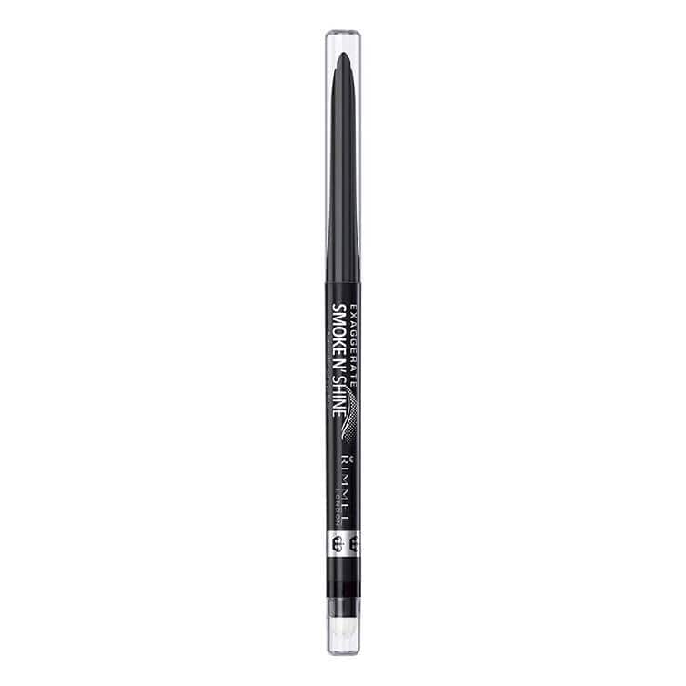 RIMMEL LONDON- Exaggerate Smoke N' Shine Eyeliner - 001 BLACK