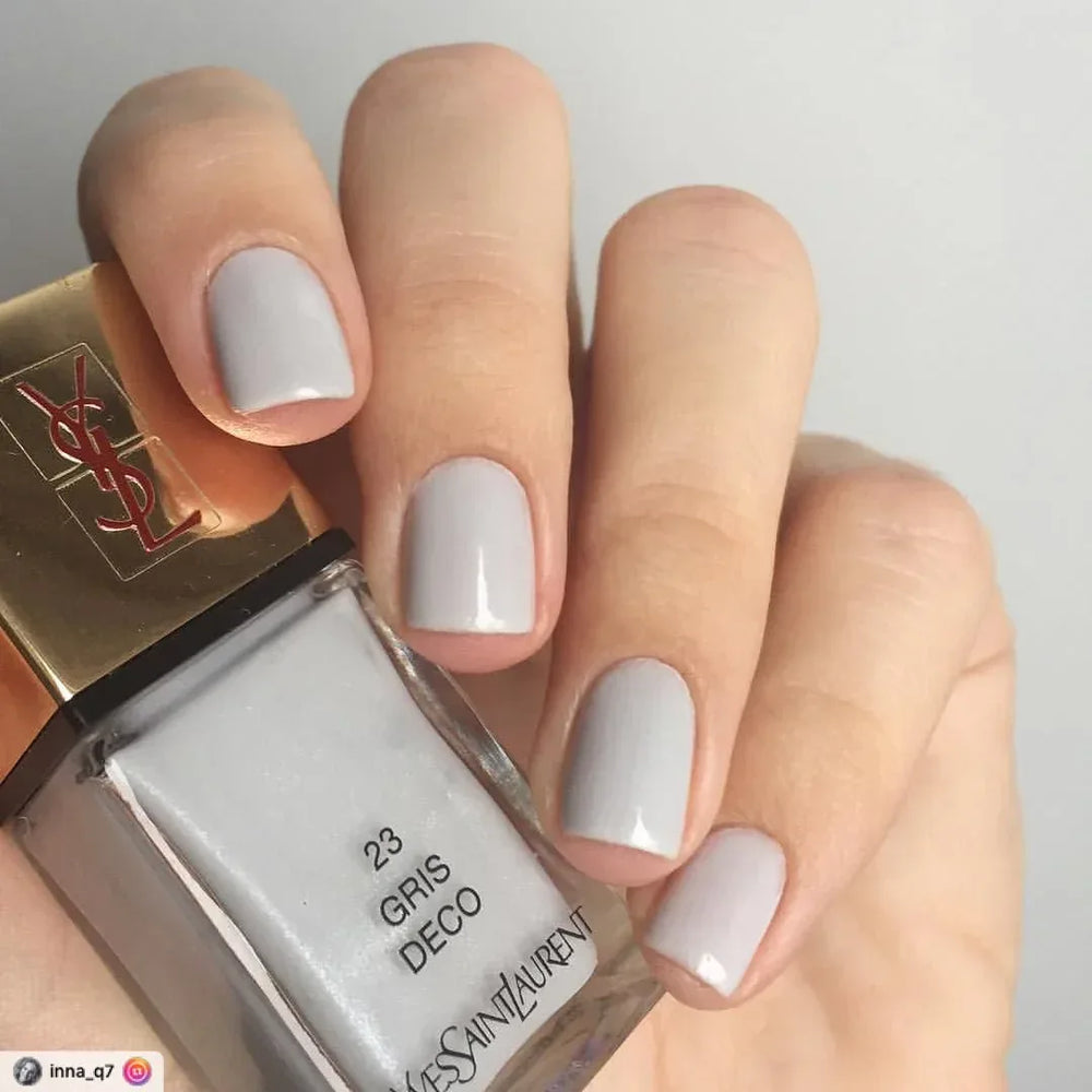 YVES SAINT LAURENT- La Laque Couture Nail Lacquer- 23 Gris Deco - The Beauty League Pakistan