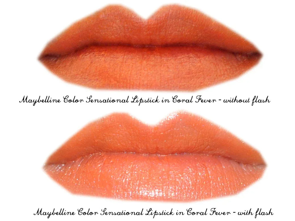 MAYBELLINE- Color Sensational Lipstick Coral Fever #416 - The Beauty League Pakistan