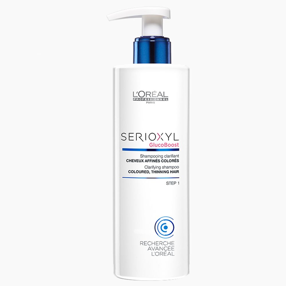 L'Oréal Professionnel Serioxyl Clarifying shampoo for Coloured, Thinning Hair 250ml.