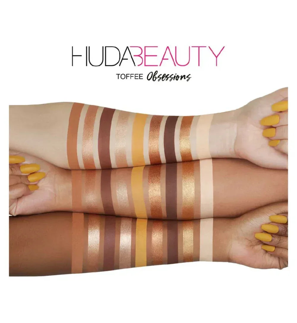 Huda Beauty Brown Obsessions Eyeshadow Palette - Toffee - The Beauty League Pakistan