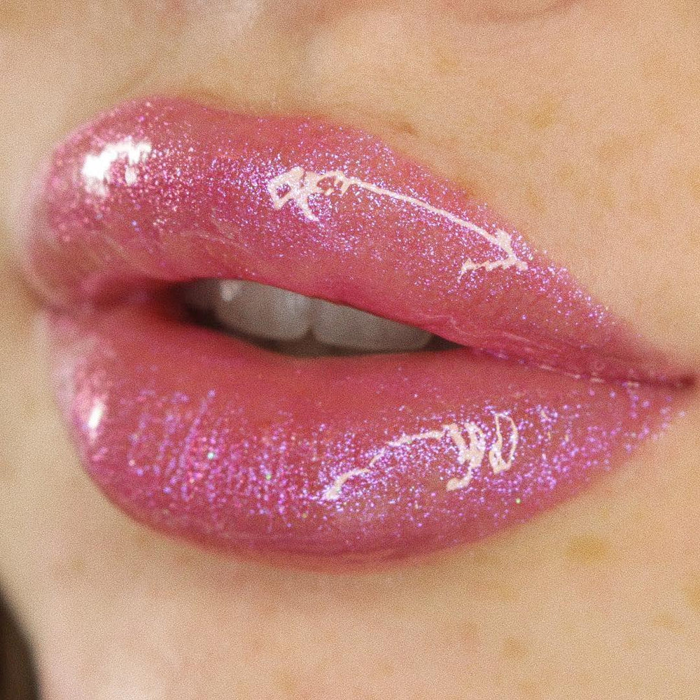 Too Faced- Rich & Dazzling High-Shine Sparkling Lip Gloss- Raisin The Roof - The Beauty League Pakistan