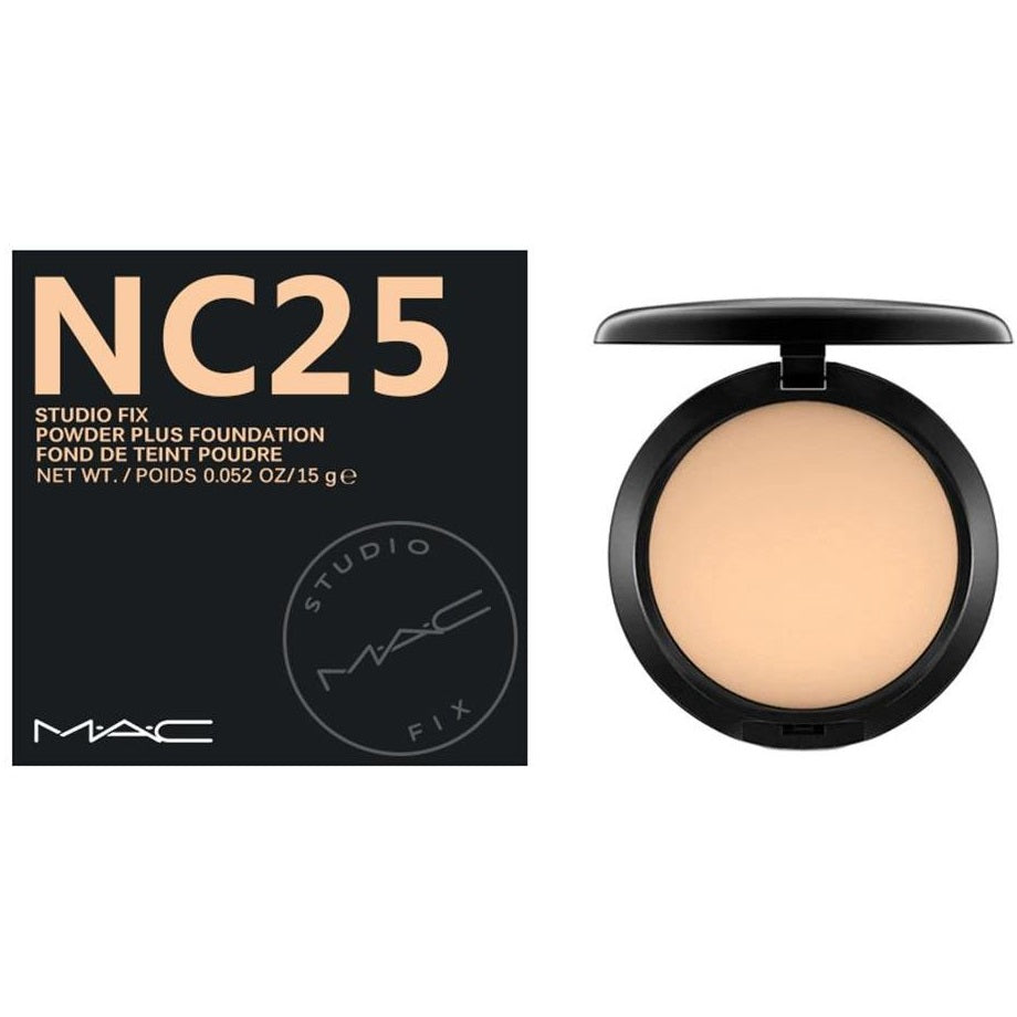 MAC NC-25 STUDIO FIX POWDER PLUS FOUNDATION (NEW)