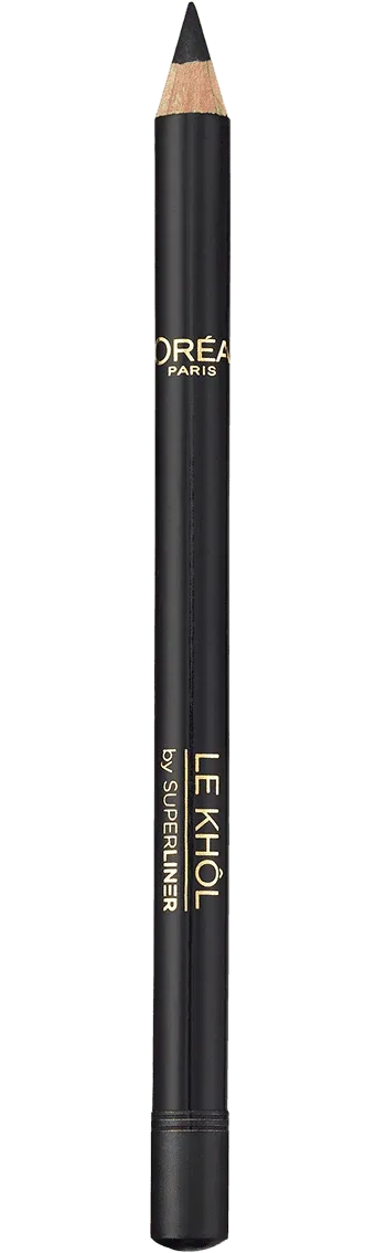 L'OREAL PARIS-Super liner Le Khol Eyeliner Pencil - 101 Midnight Black - The Beauty League Pakistan