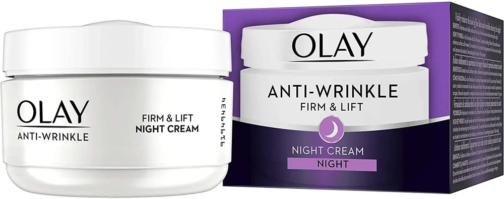 OLAY-ANTI-WRINKLE FIRM AND LIFT NIGHT MOISTURISER - The Beauty League Pakistan