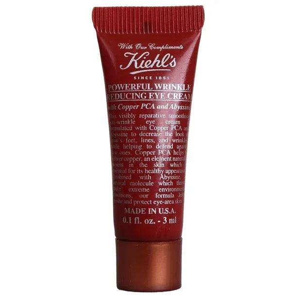 Kiehl's Powerful Wrinkle Reducing Eye Cream - Travel Size 0.1oz/3ml - The Beauty League Pakistan