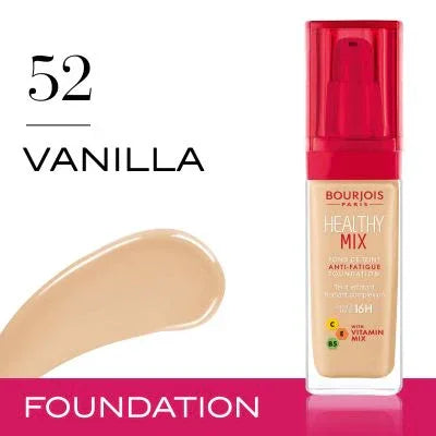 Bourjois- Healthy Mix Anti Fatigue Foundation Vanilla 52 - The Beauty League Pakistan