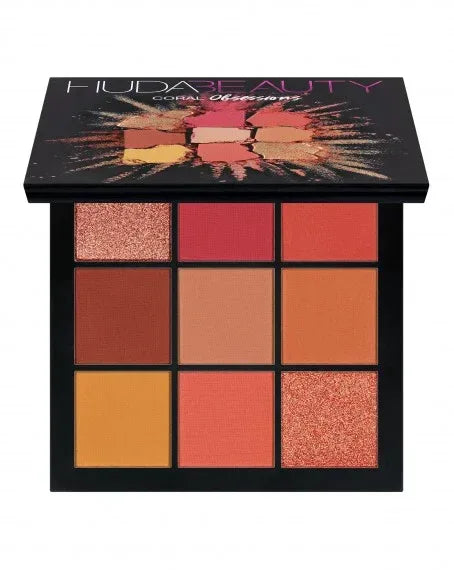 HUDA BEAUTY-Obsession palette- Coral - The Beauty League Pakistan