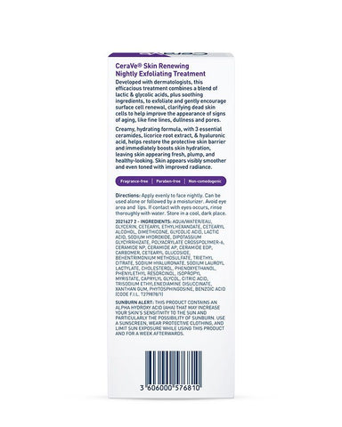 CeraVe- Skin Renewing Nightly Exfoliating Treatment 50ml