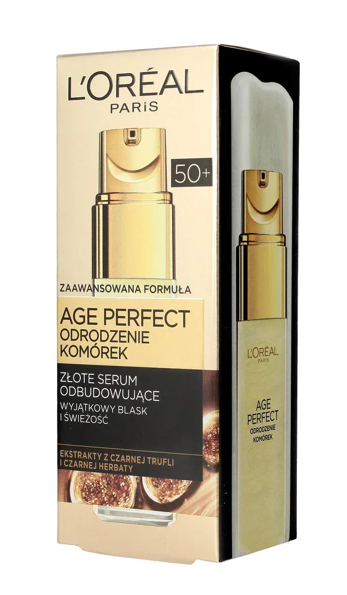 L'OREAL PARIS -Age Perfect Cell Rebirth, golden rebuilding serum 50+, 30 ml - The Beauty League Pakistan