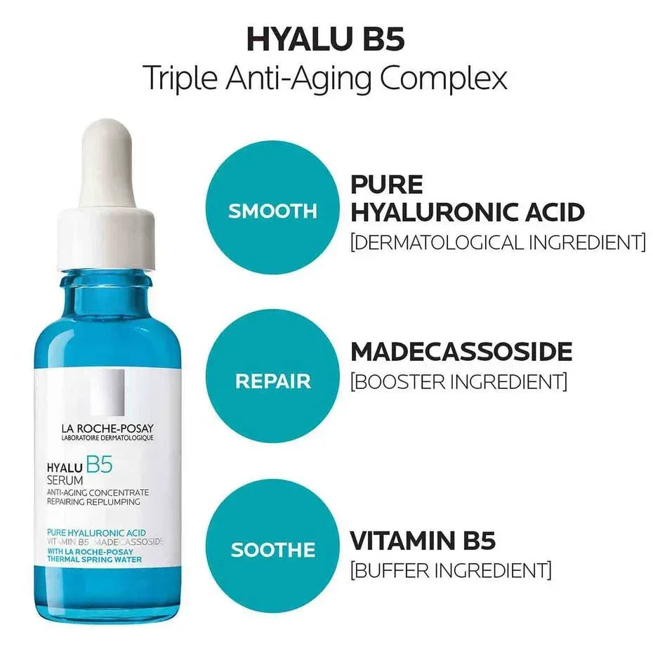La Roche Posay- HYALU B5 PURE HYALURONIC ACID SERUM 30ml - The Beauty League Pakistan