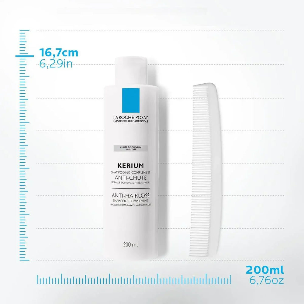 La Roche Posay- Kerium Anti-Hairloss Shampoo- Complement 200ml - The Beauty League Pakistan