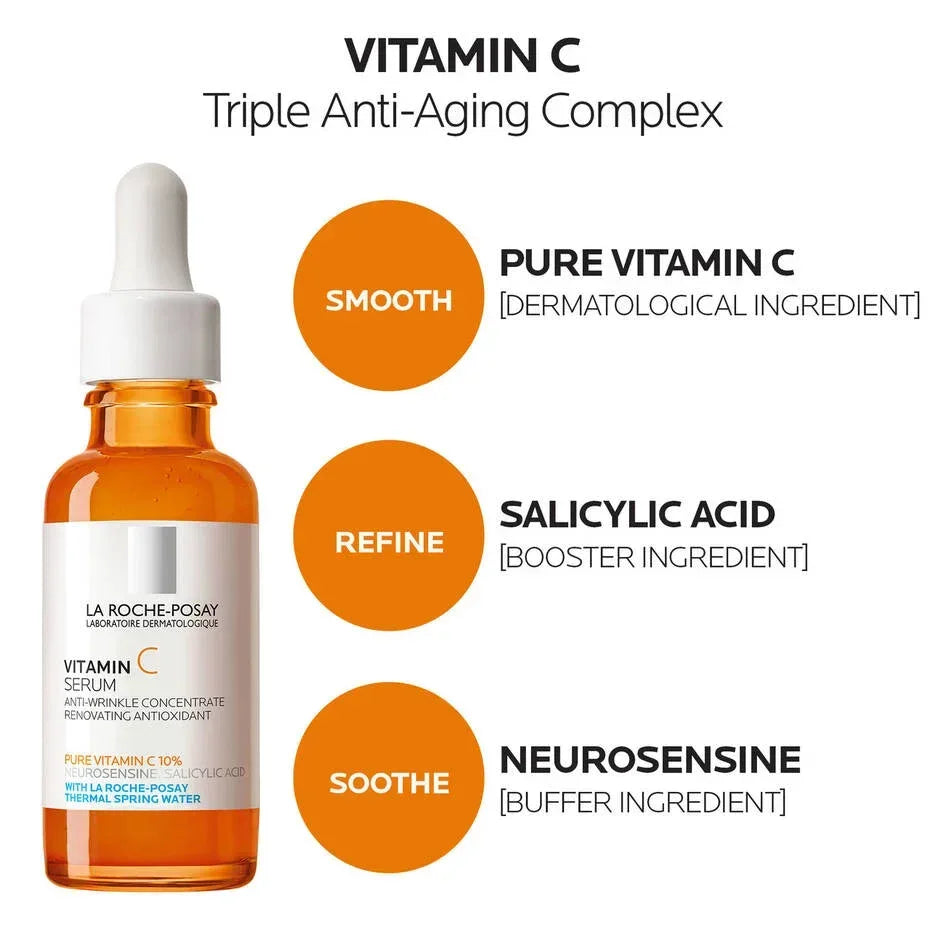 La Roche-Posay Pure Vitamin C10 Serum 30ml - The Beauty League Pakistan