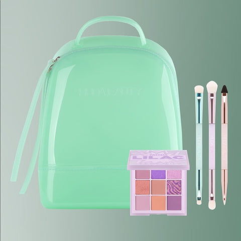 Huda Beauty- Pastel Obsessions Bag & Brush Set- Lilac