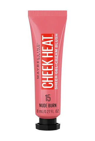 MAYBELLINE-Cheek Heat Gel Cream Blush Nude Burn