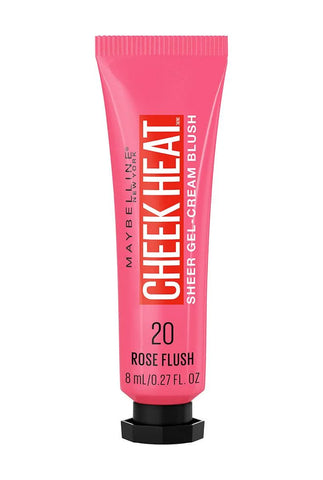 MAYBELLINE-Cheek Heat Gel Cream Blush - Rose Flush