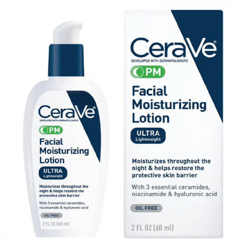 CeraVe Facial Moisturizing Lotion PM - 60ml - The Beauty League Pakistan