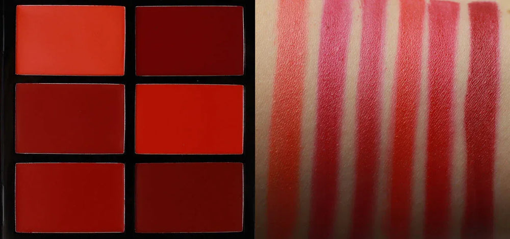 NYX- Pro Lip Cream Palette, The Reds - The Beauty League Pakistan
