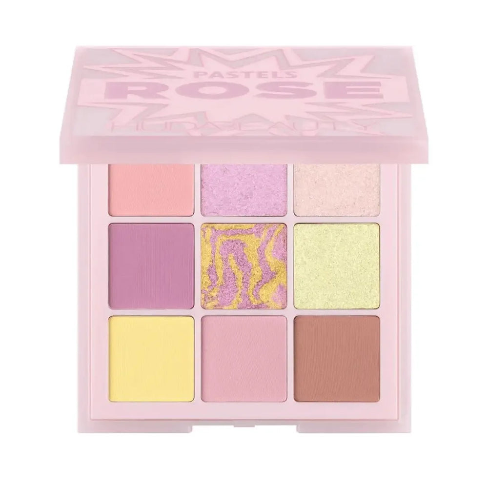 Huda Beauty- Pastel Obsessions Bag & Brush Set-Rose - The Beauty League Pakistan