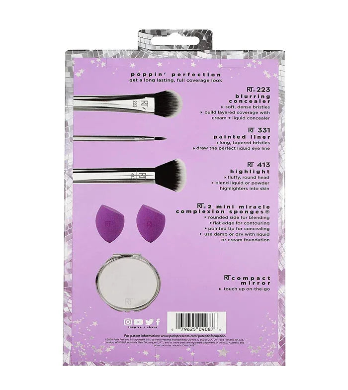 Real Techniques-Limited Edition Poppin' Perfection Brush Set - The Beauty League Pakistan