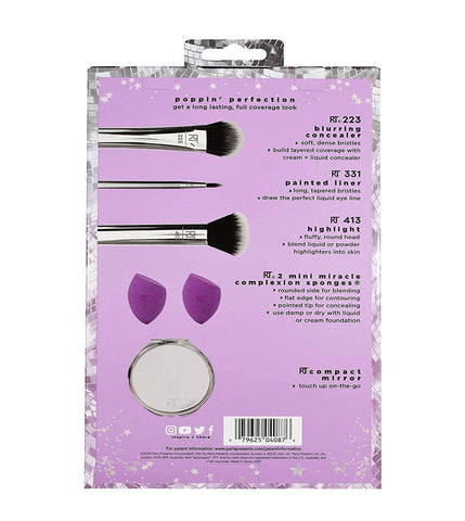 Real Techniques-Limited Edition Poppin' Perfection Brush Set