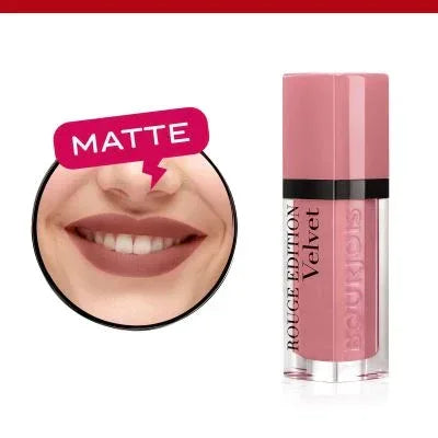 Bourjois- Rouge Edition Velvet- 10 DON’T PINK OF IT ! - The Beauty League Pakistan