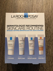 LA ROCHE POSAY- DERMATOLOGIST-RECOMMENDED SKINCARE ROUTINE 4 PIECE SET