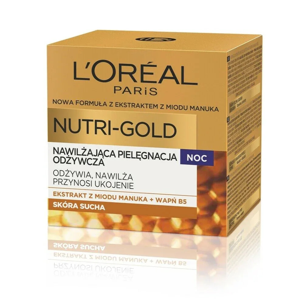L'OREAL PARIS- Nutri Gold MANUKA HONEY + Calcium B5 Ultra Nourishing Night Cream - The Beauty League Pakistan