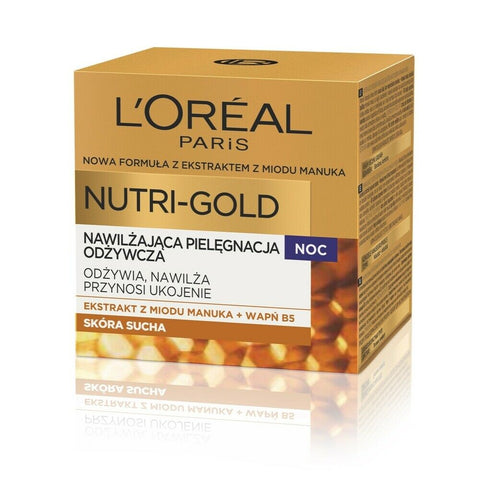 L'OREAL PARIS- Nutri Gold MANUKA HONEY + Calcium B5 Ultra Nourishing Night Cream