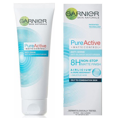 Garnier Pure Active - Matte Control Anti-Shine Moisturiser 50ml
