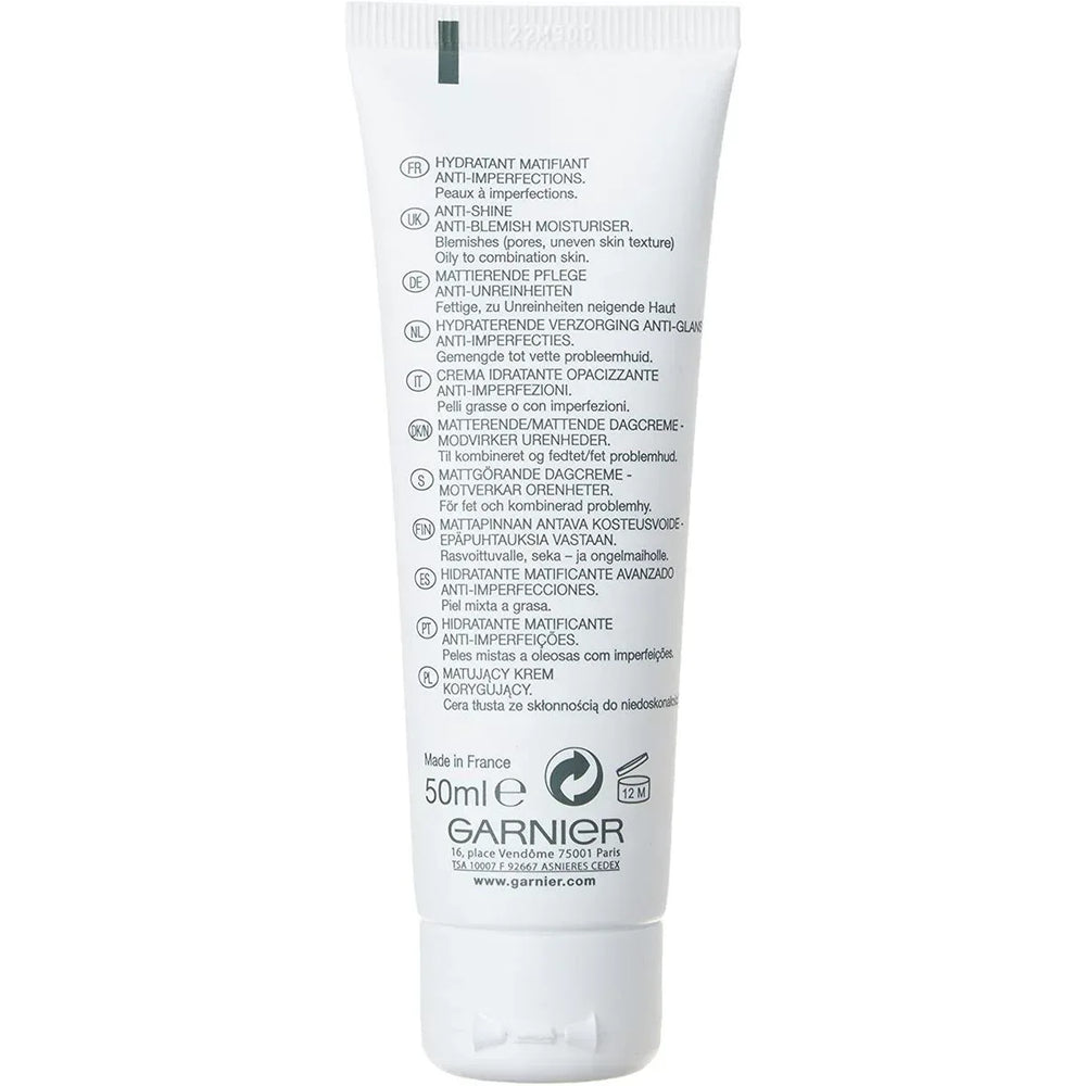Garnier Pure Active - Matte Control Anti-Shine Moisturiser 50ml - The Beauty League Pakistan