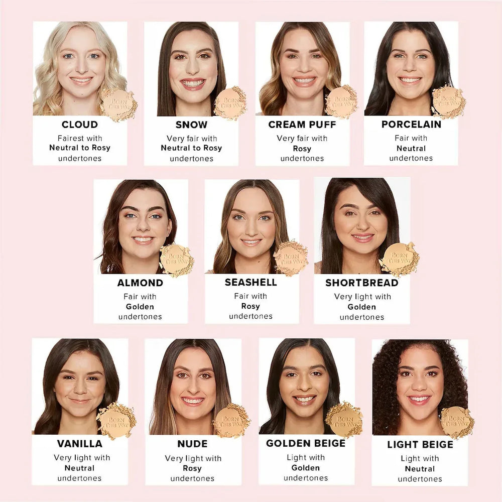 Too Faced-Born This Way Multi Use Complexion Powder Foundation- Almond - The Beauty League Pakistan